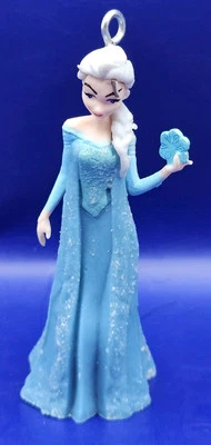 2024 Disney Frozen SPARKLY ELSA 3.25" Árbol de Navidad Adorno con Copo de Nieve SUELTO Foto 1 de 4