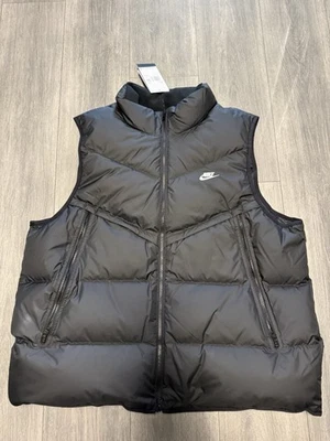 Nike Sportswear Storm-fit Windrunner Vest Black White DD6817 010 Men's XXL NWT - Image 1 of 4