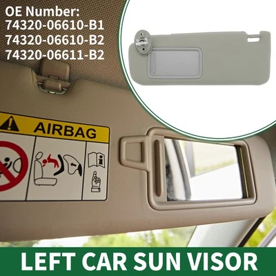 Parasol izquierdo coche Toyota Camry 2012-2017 con espejo retrovisor Nº74320-06610-B1 Foto 1 de 4