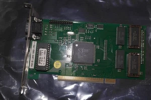 MIRO CRYSTAL 12SDPCI S3 Trio32 PCI 2MB VGA Video card 86C732-P - Picture 1 of 5