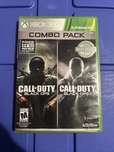 Call of Duty Black Ops 1 and 2 Combo Pack (Xbox 360) Complete Clean Tested - Picture 1 of 5