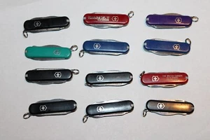 VICTORINOX SWISS ARMY KNIVES  - WITH LOGOS - LOT OF 12!! - Picture 1 of 10