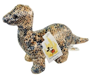 Bolso de felpa de felpa Walt Disney World Animal Kingdom Brontosaurus dinosaurio de 6" con etiquetas - Imagen 1 de 4
