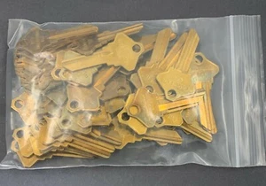Lots of SC1 1145 Type 5 Pin Key Blanks for Schlage 35-100C Keyway - Picture 1 of 12