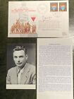 RAF Cover - BUCHENWALD Concentration Camp - Signed GEORGES JOUANJEAN, Resistance