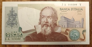 24 Octobre 1983 Repubblica 2000 Livres Type Galileo En F.IMPRESSIONS D.S - Bild 1 von 2