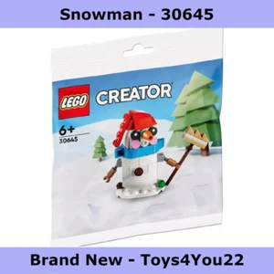LEGO Seasonal Polybag Set 30645 Snowman Rare Collectable - Sealed - Picture 1 of 2