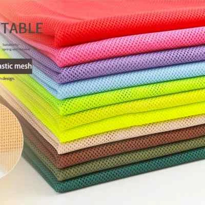 Diamond Mesh Fabric Low Stretch Polyester Sport Clothes DIY Craft Soft Plain New - Image 1 of 4
