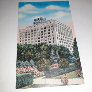 Vintage Postcard The Kahler Hotel Rochester MN UNPOSTED Linen 1930s - Picture 1 of 3
