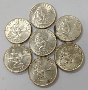 1944 & 1945 S FIVE CENTAVOS PHILIPPINE COINS! LOT OF 7! BU/BU+ CONDITION! - Picture 1 of 4