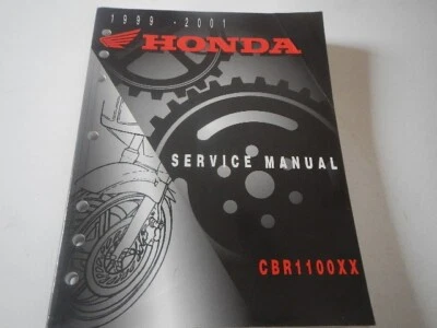 OEM HONDA CBR1100XX 1999-2001 SERVICE MANUAL 61MAT52 - Imagem 1 de 2