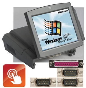 Computer With Windows 98 Se Touchscreen Monitor With 3x RS-232 Lpt Parallel V251 - Picture 1 of 4