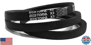 BESTORQ 3L400 Cintura a V, Cintura a V in Gomma Classica Avvolta X3, Nero, 40" Esterno Ci - Foto 1 di 5