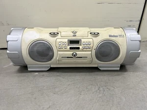 JVC RV-NB10W Kaboom Subwoofer AMFM CD & Tape Boombox Ghettoblaster TESTED As Is - Picture 1 of 18