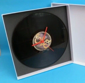 ELO Electric Light Orchestra Upcycled LP WALL CLOCK Vinyl Record E.L.O. 12" - Picture 1 of 6