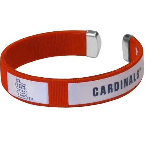 St. Louis Cardinals Fan Band Bracelet MLB Licensed Baseball Jewelry Cover