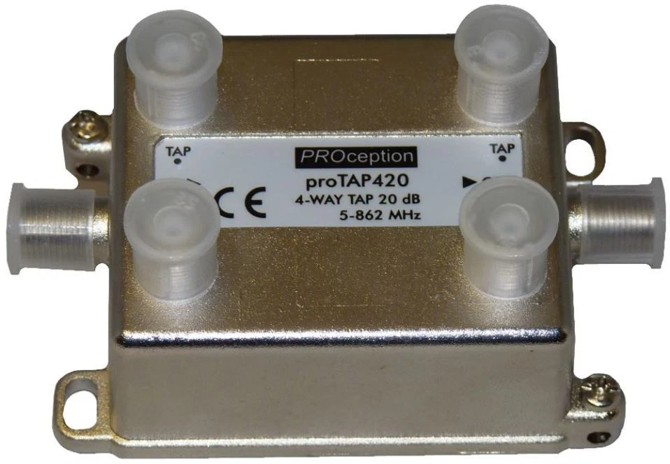 BLAKE UK - 4-Way RF Network Tap, 20dB - Image 1 of 1