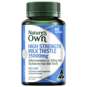 Nature's Own High Strength Milk Thistle 35000mg 60 Capsules - Picture 1 of 1