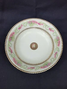 Antique Crown M Bavaria Porcelain 10 1/4" Bowl Hand Painted Floral 1900 - 1920 - Picture 1 of 12