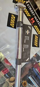 TIJA DE SILLÍN DE ALEACIÓN 27,2 mm x 400 mm plateada FIT BMX BICICLETA DE CARRERAS + BICICLETA MTB SE GT DK nueva - Imagen 1 de 5