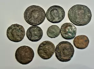 antoninien follis nummus lots de 11 monnaies historique petit prix ! - Photo 1/2