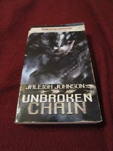 Unbroken Chain by Jaleigh Johnson (2010, pb) Forgotten Realms Dungeons & Dragons - Imagen 1 de 3