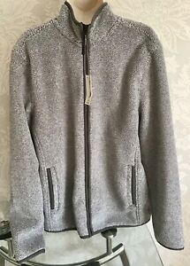 Grey soft, warm zip up, casual jacket. Men's size medium from George at Asda