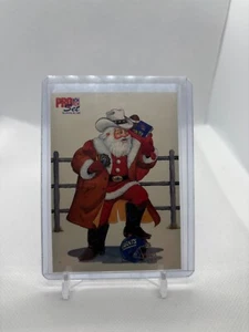 1992 NFL Pro Set Santa Claus Cowboys & Giants Football Card - Picture 1 of 2
