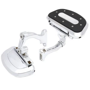 Rear Passenger Footboard Rest Chrome For Harley Ultra Limited FLHTK Low 2016-20 - Picture 1 of 8