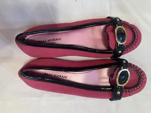 Mujer Isaac Mizrahi Para Target Rosa Pisos Sin Cordones Talla 7 Usado - Imagen 1 de 6