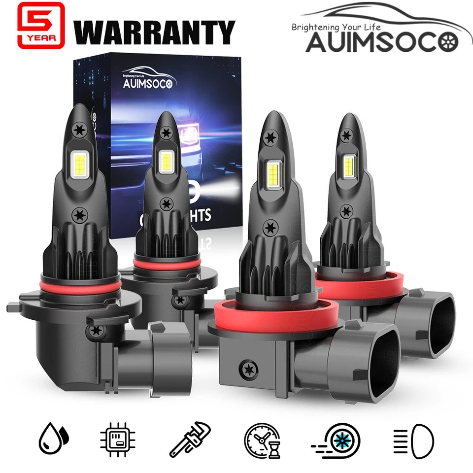 For Nissan Quest 2011-2017  LED Headlight 9005+H11 Hi Low Beam Conversion - Image 1 of 4