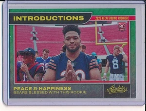2023 Panini Absolute - Introductions Roschon Johnson #8 Green Spectrum /25 (RC) - Picture 1 of 1