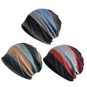 Mens Beanie Cotton Beanies Slouchy Beanie Lightweight Hip Hop Dwarf Hat Skull - Picture 1 of 7