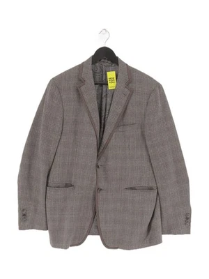 Blazer pecho ETRO para hombre: 46 en seda marrón con otros, viscosa, abrigo de lana Foto 1 de 4