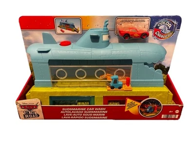Disney Pixar Cars Sudsmarine Whale Car Wash Playset Color Changers Lightning New - Image 1 of 2