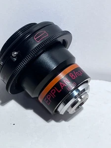 Zeiss INKO Epiplan 8X Reflected Light Microscope Objective 462002-9901 - Picture 1 of 14