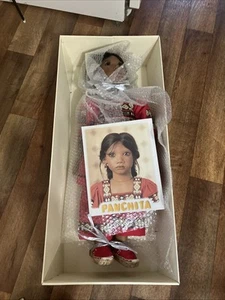New Annette Himstedt 1994/95 Bambole Kinder "Panchita" Doll 27" - Foto 1 di 12