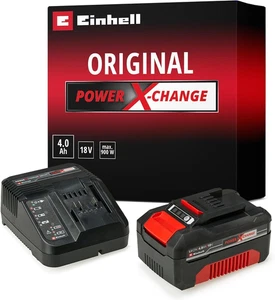 Originale Einhell Starter Kit 4,0 Ah Con Batteria E Caricabatterie Power X-Chang - Imagen 1 de 11