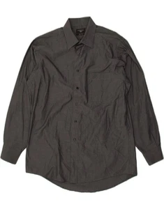 DOCKERS Mens No Iron Shirt Size 15 1/2 Medium Grey Cotton AT08 - Picture 1 of 3
