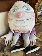 Vintage Humpty Dumpty Stuffed Handmade Hand painted 24” Doll
