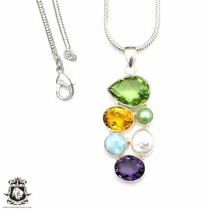 Citrine Amethyst Pearl Pendant P9337 - Picture 1 of 10