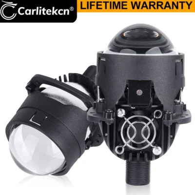 2.5''110W Bi LED Projector Lens H4 H7 9005 9006 Headlight Kit Retrofit Universal - Image 1 of 4