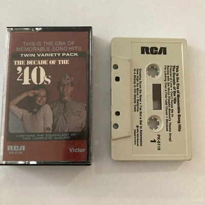 The Decade of the '40s : Perry Como, Glen Miller, Tommy Dorsey..cassette-1972 Foto 1 de 3