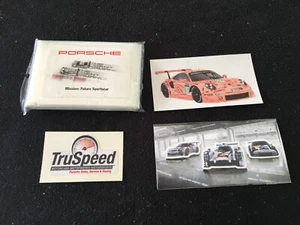 Juego de impermeable y pegatinas Porsche Motorsport 2014-2019 911 991 RSR GT3 919 rosa sau - Imagen 1 de 2