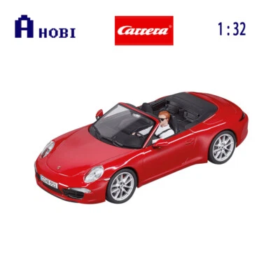 Carrera 1:32 Scale Porsche 911 Carrera S Cabriolet Red Toy Slot Car - Image 1 of 2