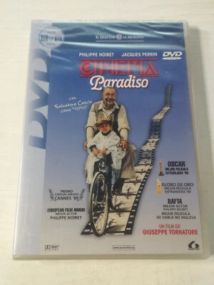 Cinema Paradiso Philippe Noiret Giuseppe Tornatore - DVD Spanish Italian New - Image 1 of 4