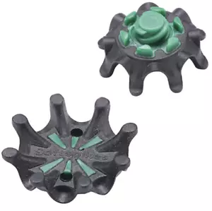 10pcs Golf Quick Spike Black Green Short Teeth Soft Spike Fast Twist Shoe Spikes - Picture 1 of 5