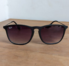 Ray Ban Sunglasses Chris Black Frames Grey Gradient Lenses