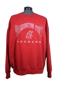 Lee Sport Washington State Cougars crew neck collegiate fleece sweatshirt XL - Picture 1 of 12