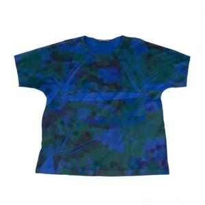 ISSEY MIYAKE MEN Pleats Printed T Shirt Size 4(K-124198) - Picture 1 of 12